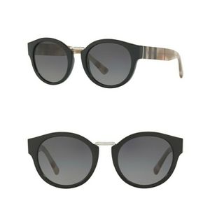 SOLD! BURBERRY ROUND SUNGLASSES - AUTHENTIC